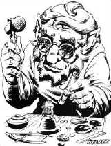 Duncan cuting some gems